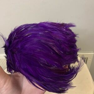 Purple Feather Headband by Charm's